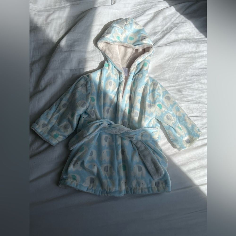 Zak and Zoey Baby Bath Robe | 0-9M